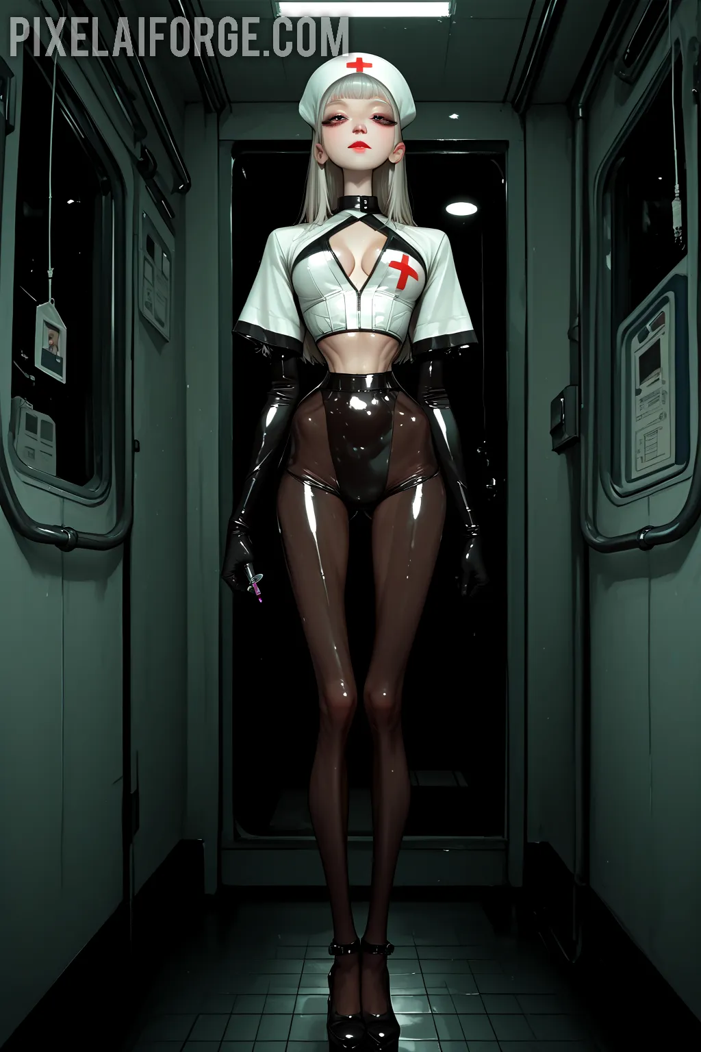 Arte hentai ilustración increíble de Cambio De Agua generado por IA