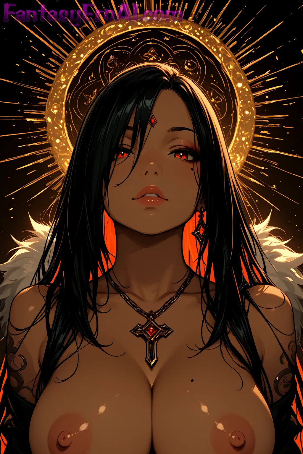 Arte hentai ilustración increíble de Cgi Exe generado por IA