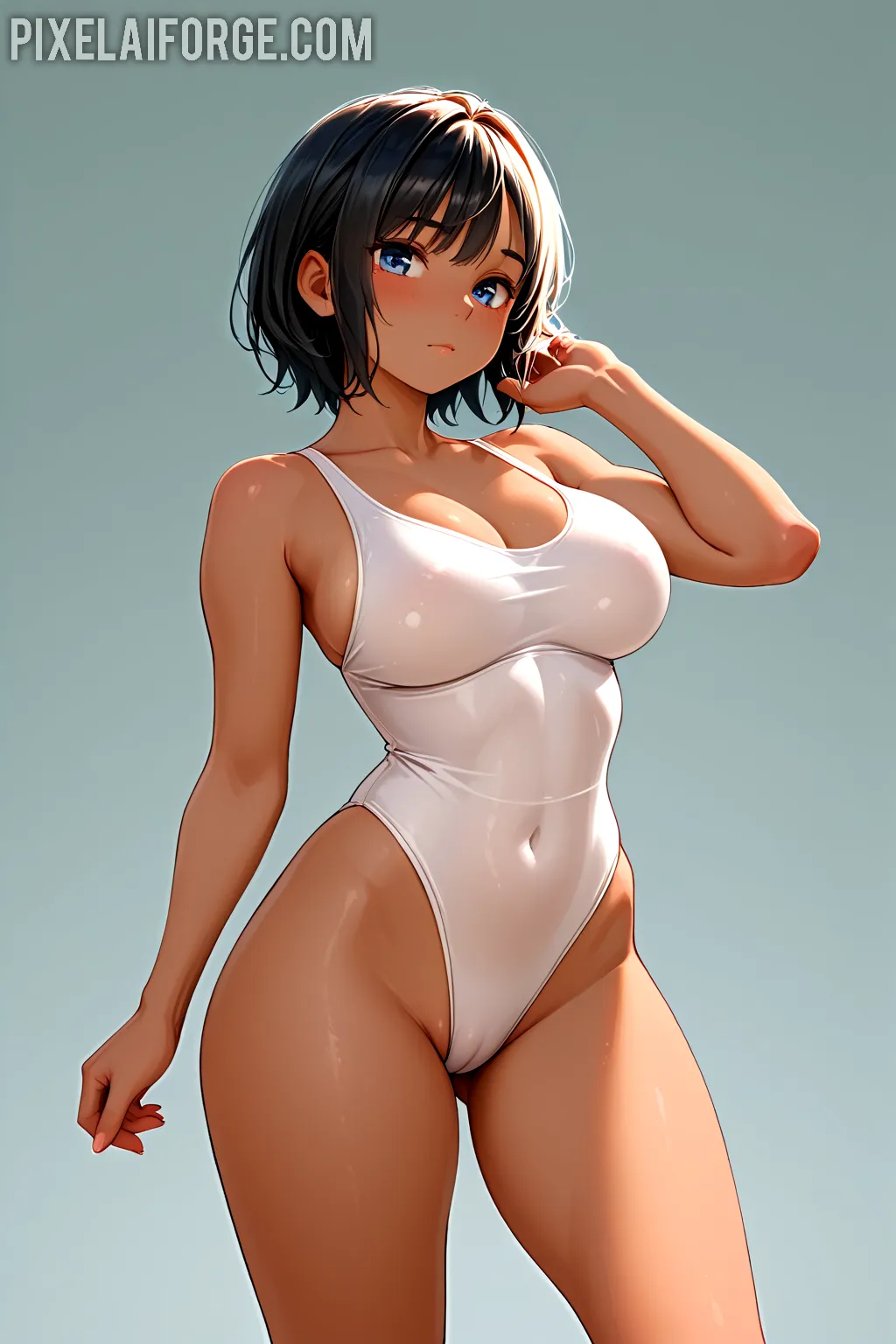 Arte hentai ilustración increíble de Cgi Scripts generado por IA