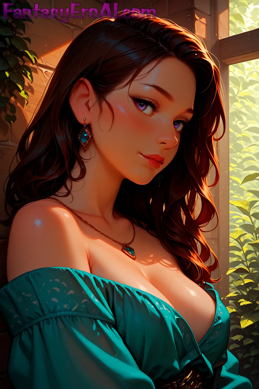 Arte hentai ilustración increíble de Chuwi Mini Pc Windows 10 Ordenador De Sobremesa generado por IA