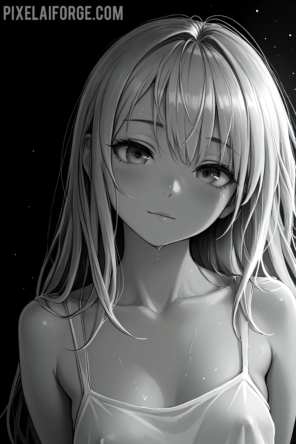 Arte hentai ilustración increíble de Deep Web generado por IA