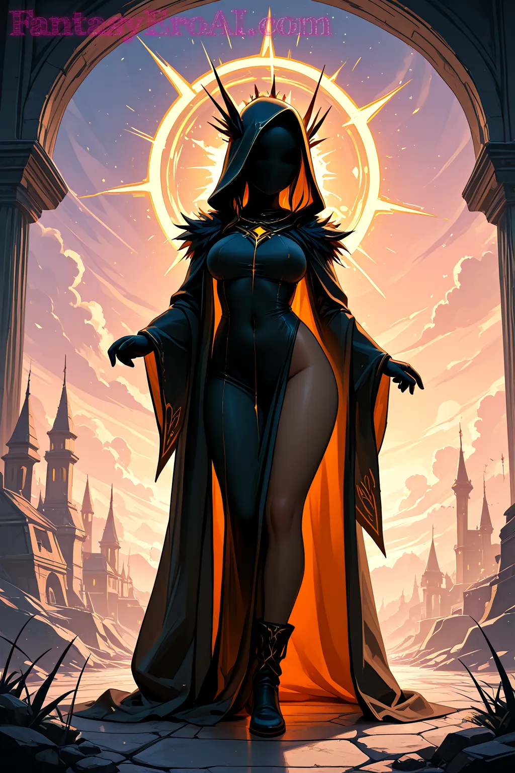 Arte hentai ilustración increíble de Desi Al Desnudo generado por IA