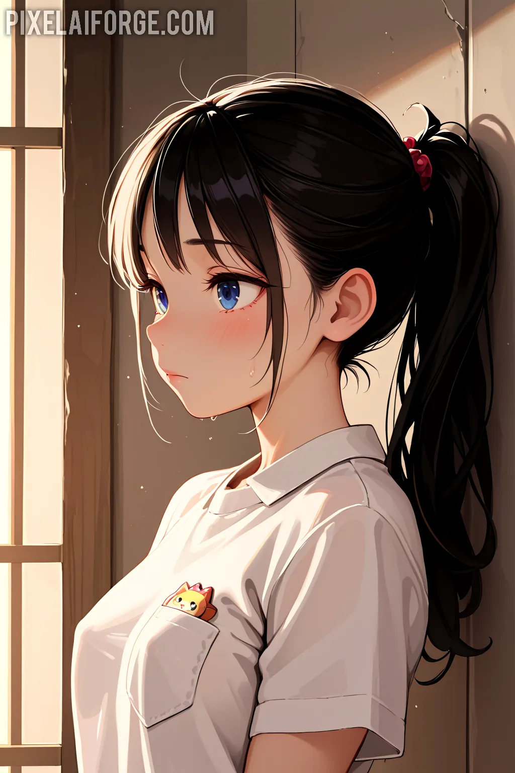 Arte hentai ilustración increíble de Estacion De Trabajo generado por IA