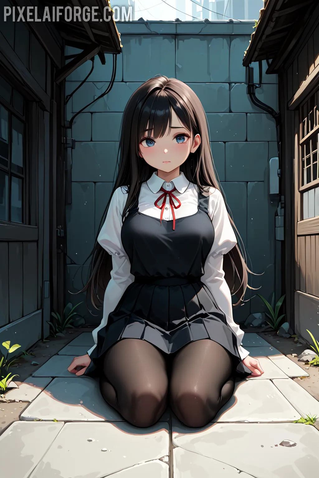 Arte hentai ilustración increíble de Fotos De Gotas De Rocio generado por IA