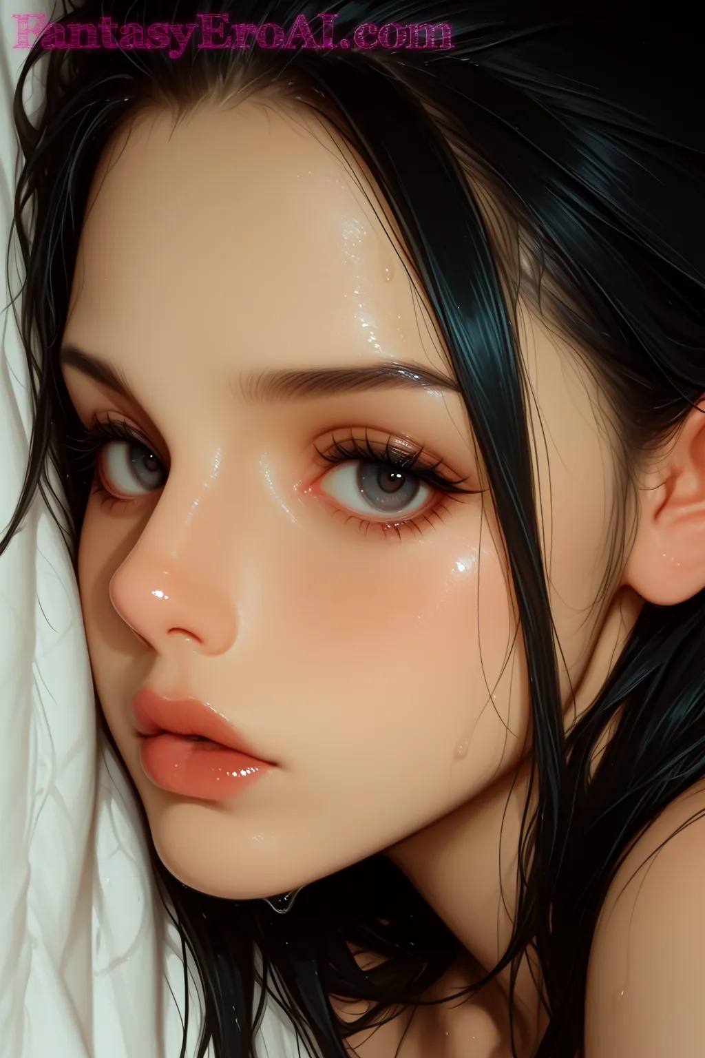 Arte hentai ilustración increíble de Rom 0 generado por IA