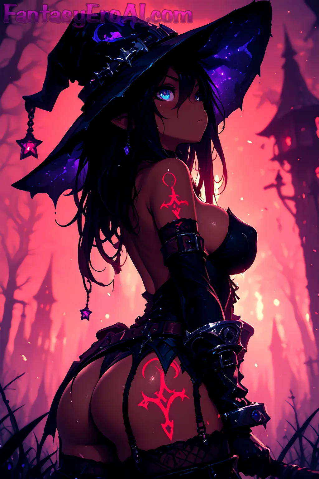 Arte hentai ilustración increíble de Servidor Casero generado por IA