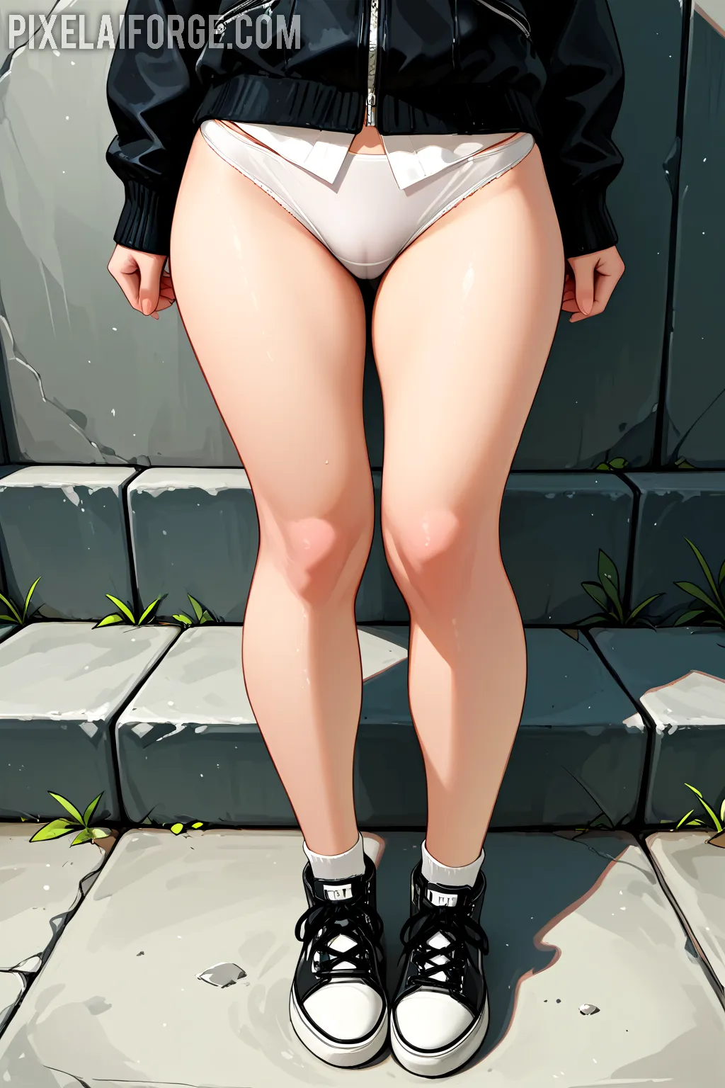 Arte hentai ilustración increíble de Tu Primer Mac generado por IA