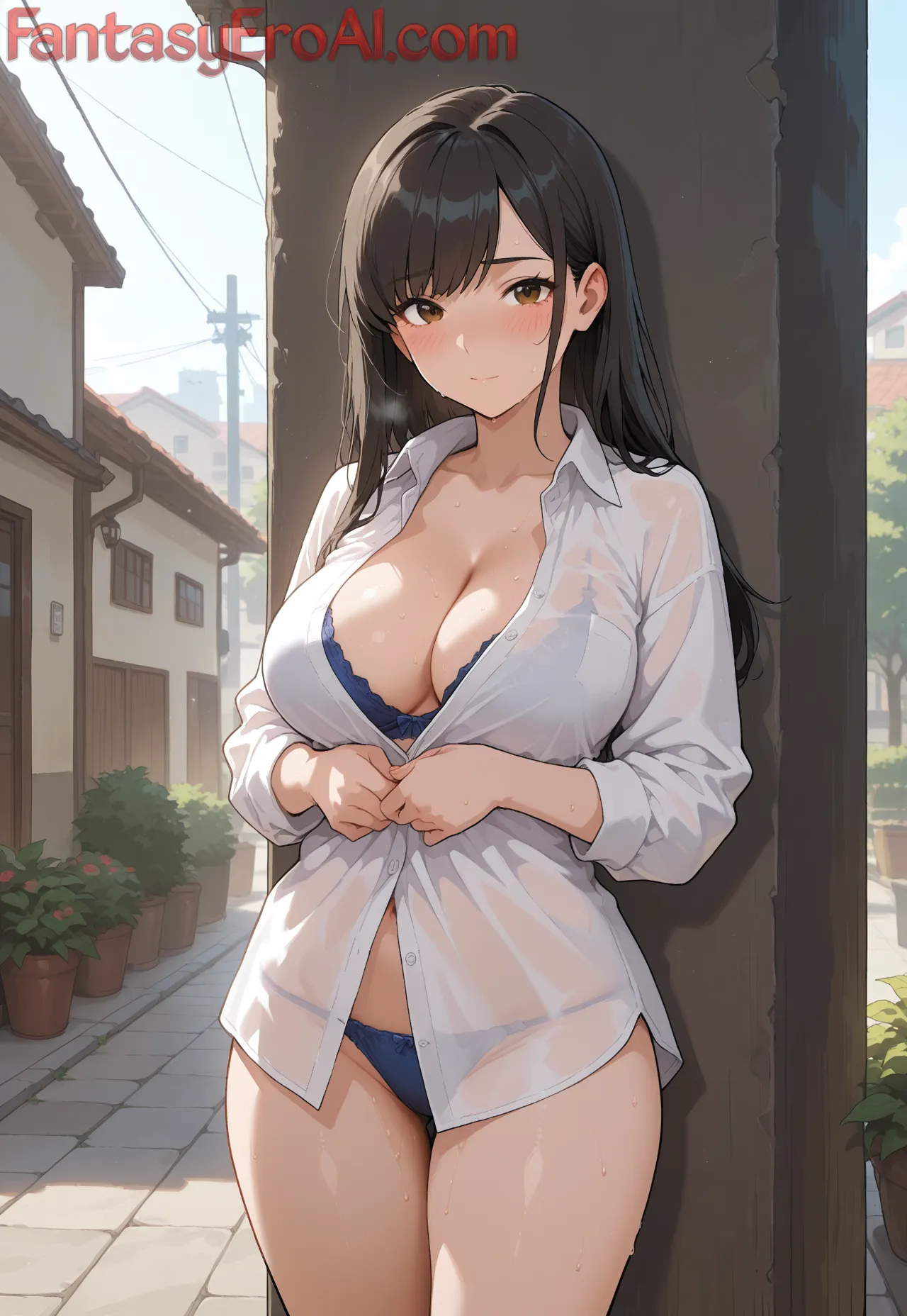 Arte hentai ilustración increíble de Galeria Hentai Anime generado por IA