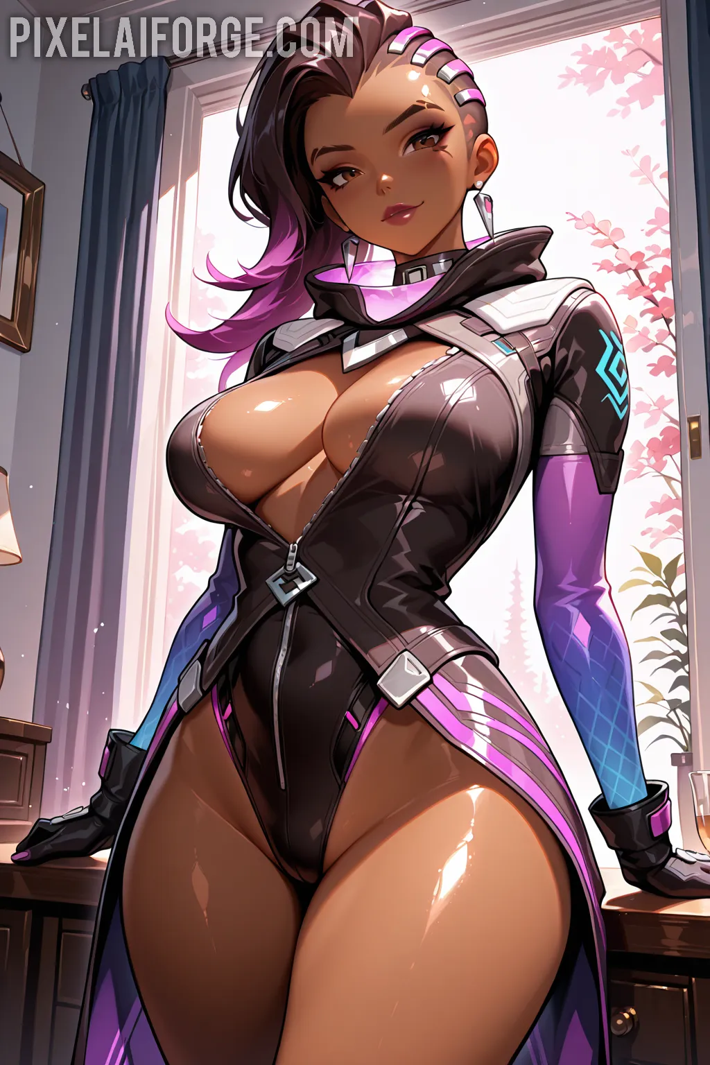 Arte hentai ilustración increíble de Galeria Hentai Manga Ia generado por IA